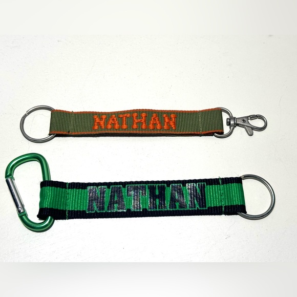 2 “NATHAN” keychains - Picture 1 of 2